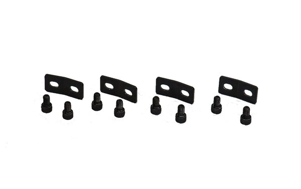 Brackets for connection of wedged to wedged risers configurations w/ mounting hardware  - four pack