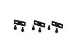 Brackets to connect straight to straight riser configuratons