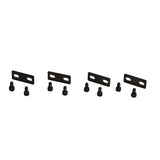 Brackets to connect straight to straight riser configuratons