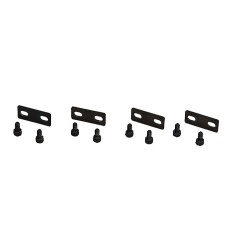 Brackets to connect straight to straight riser configuratons