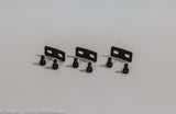 Brackets for connection of wedged to wedged risers configurations w/ mounting hardware  - three pack