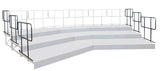 Side Guard Rails for 4 Tier Seated Riser System