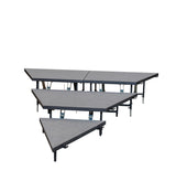 3 TIER WEDGED SEATED RISERS