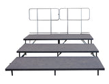 3 TIER STRAIGHT SEATED RISERS