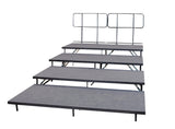 4 TIER STRAIGHT SEATED RISERS
