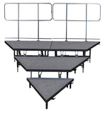 3 TIER WEDGED SEATED RISERS