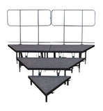 Guardrail for 4 ft  3Tier Wedge Riser at 24" High