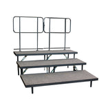 4' x 4' Guardrails (2pk) - use to create 8' Rear Guardrail for Straight Seated Risers