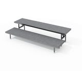 2 TIER STRAIGHT CHORAL RISERS