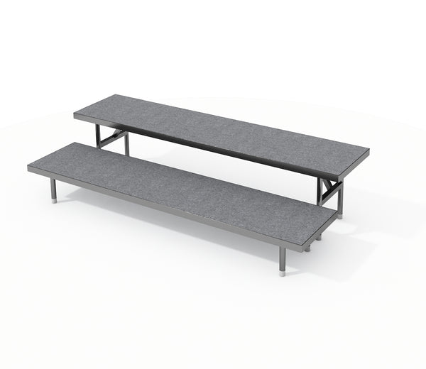2 TIER STRAIGHT CHORAL RISERS