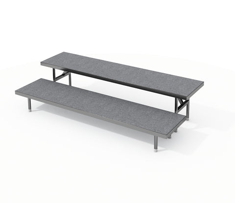2 TIER STRAIGHT CHORAL RISERS