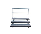 3 TIER STRAIGHT CHORAL RISERS - Riser Connections not Included
