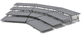 4 Tier Seated Riser System - 27' Long (Fits 44 to 52 Chairs)
