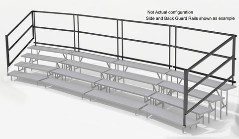 Side Guard Rails for 4 Tier Choral Riser System