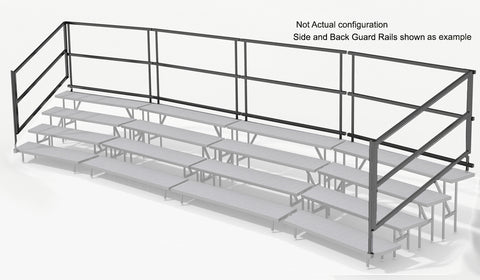 Rear Guard Rails for 42' 4 Tier Choral Risers
