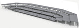 4 Tier Seated Risers System - 54' Long (Fits 96-108 Chairs)